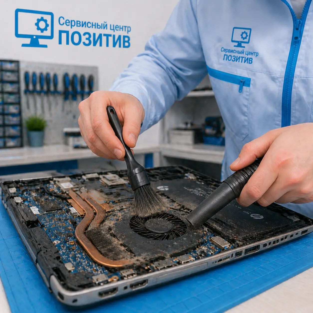чистка ноутбука HP в Жигулёвске
