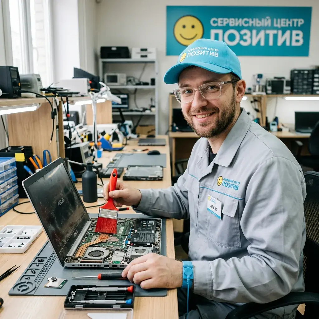 Чистка ноутбука от пыли в Жигулёвске | Замена термопасты