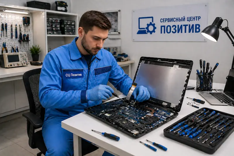 Замена шлейфа матрицы ноутбука в Жигулёвске