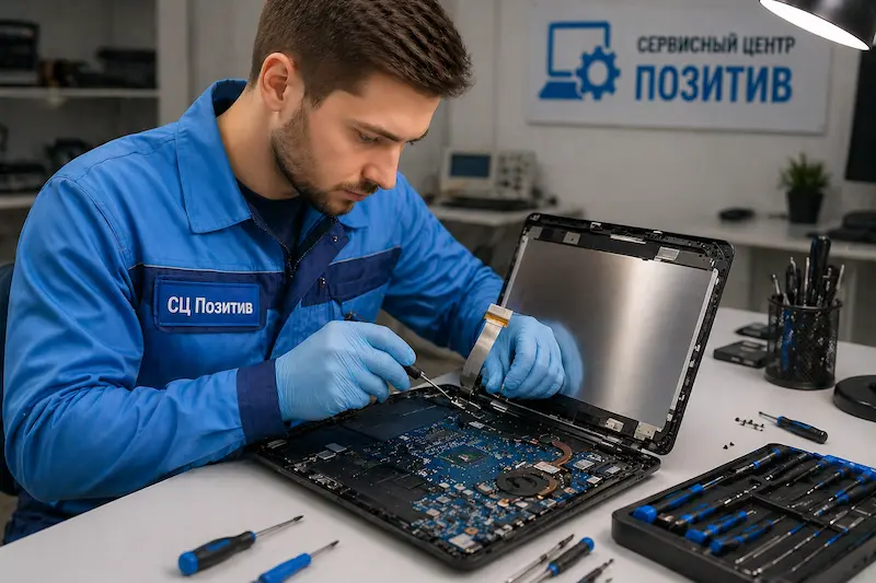 Ремонт шлейфа матрицы ноутбука в Жигулёвске