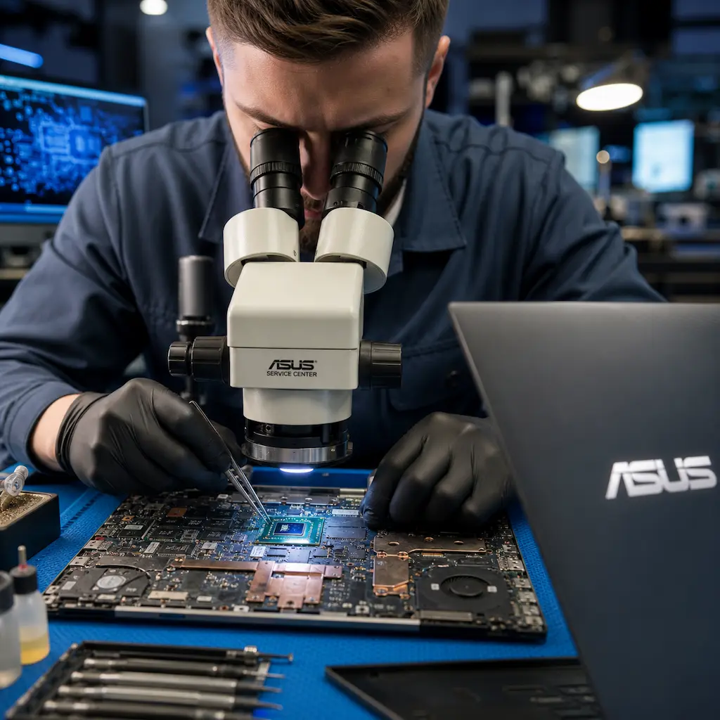 Замена видеокарты ноутбука Asus в Жигулёвске