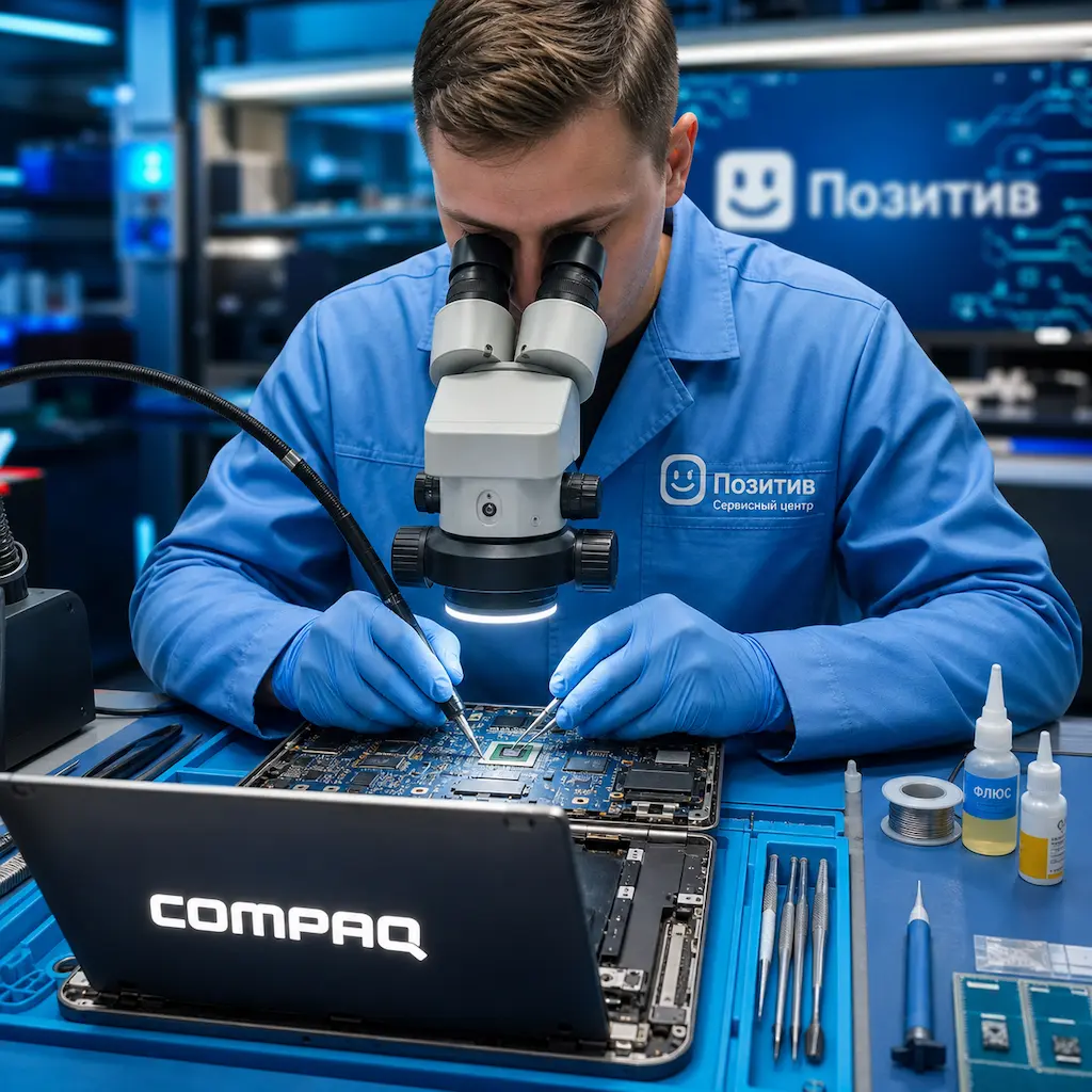 Замена видеокарты ноутбука Compaq в Жигулёвске