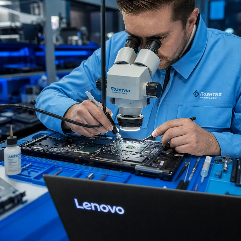 Замена видеокарты ноутбука Lenovo в Жигулёвске