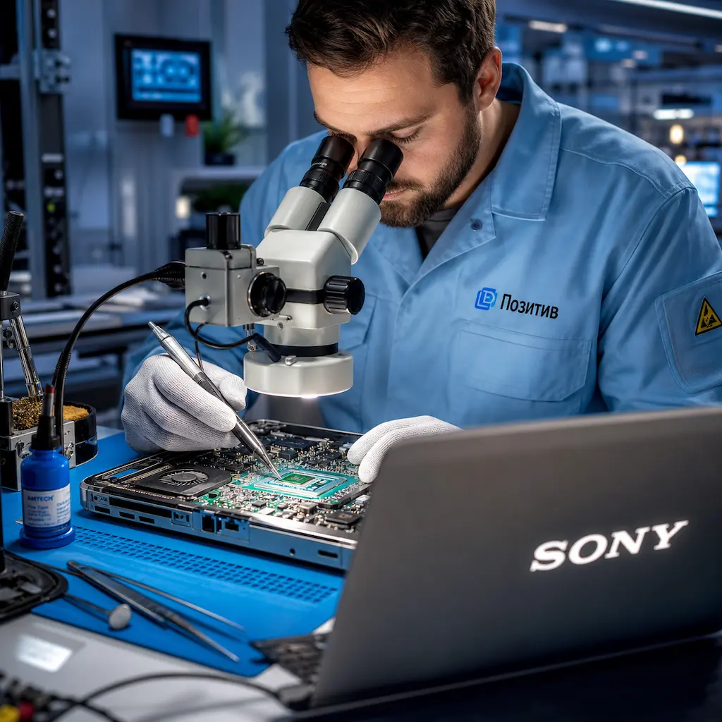Замена видеокарты ноутбука Sony в Жигулёвске