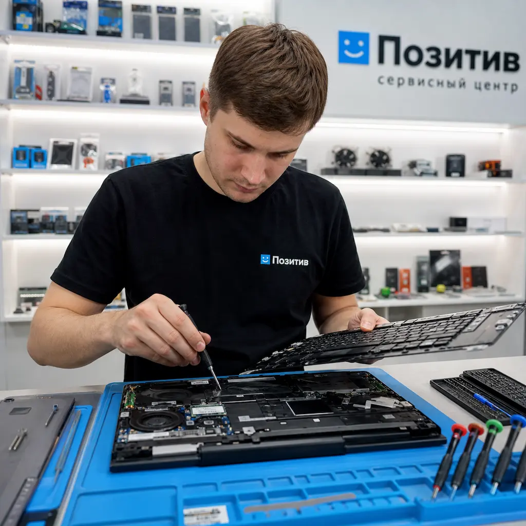 заменить клавиатуру на ноутбуке Samsung в Жигулёвске