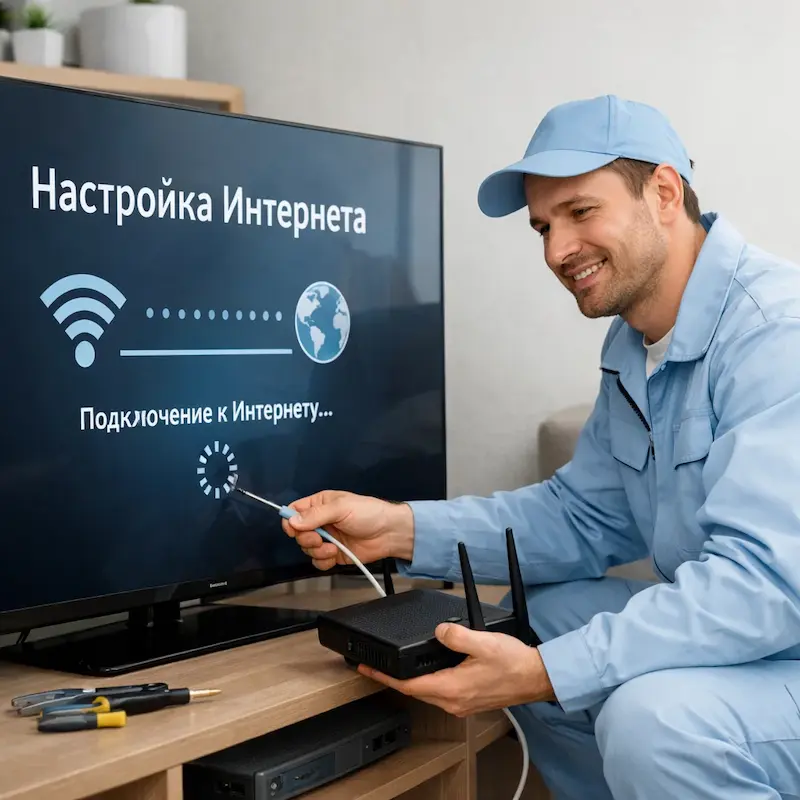 Настройка интернета на ТВ в Жигулёвске