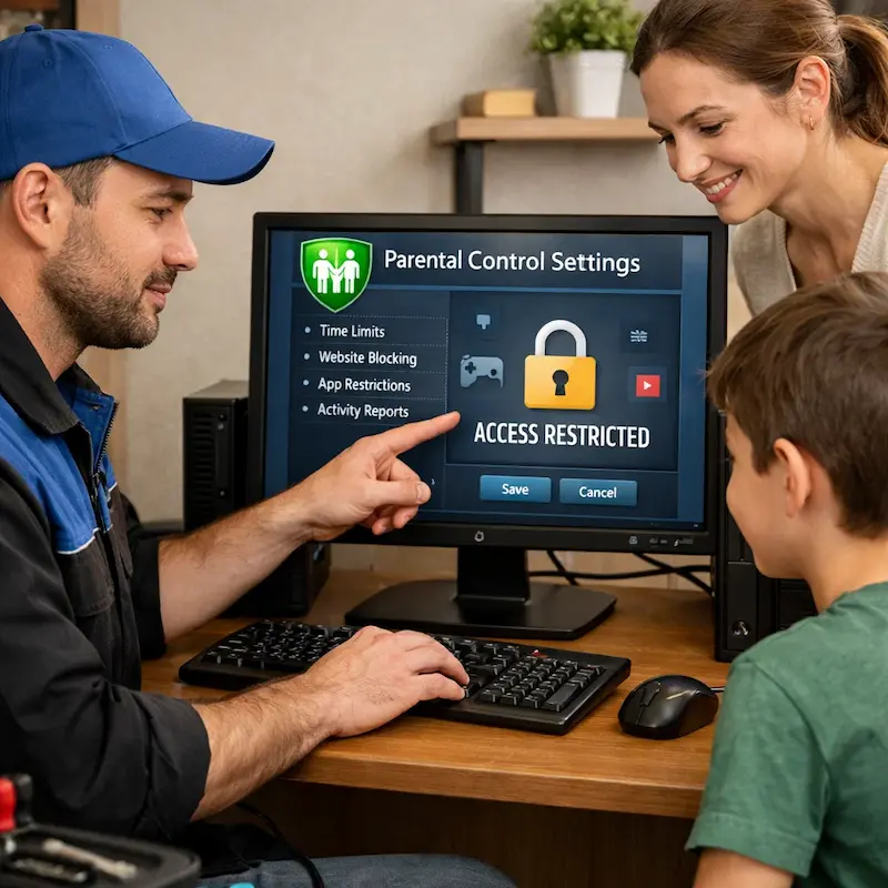 Родительский контроль на компьютере и ноутбуке в Жигулёвске