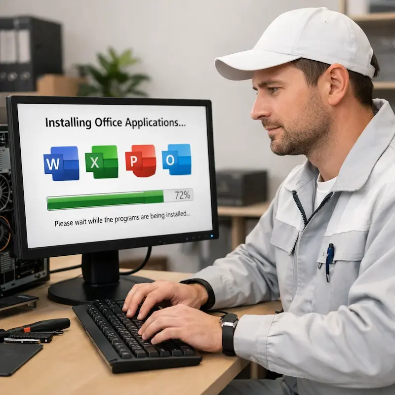 установка офисных программ на компьютер в Жигулёвске