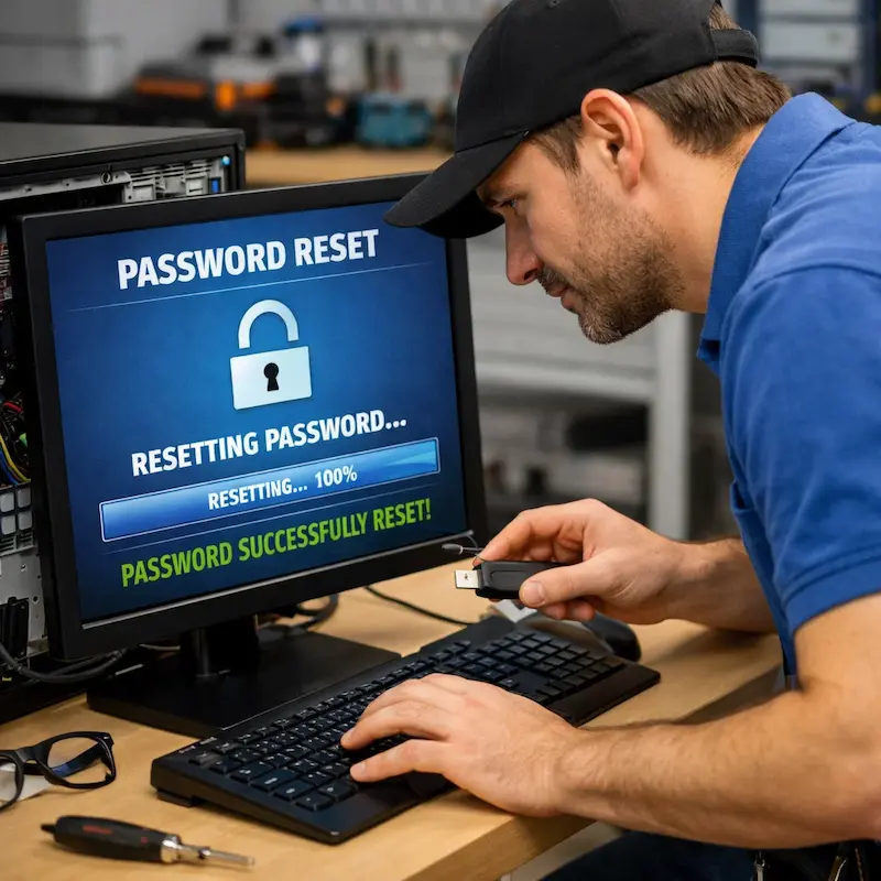 Сброс пароля от компьютера в Жигулёвске