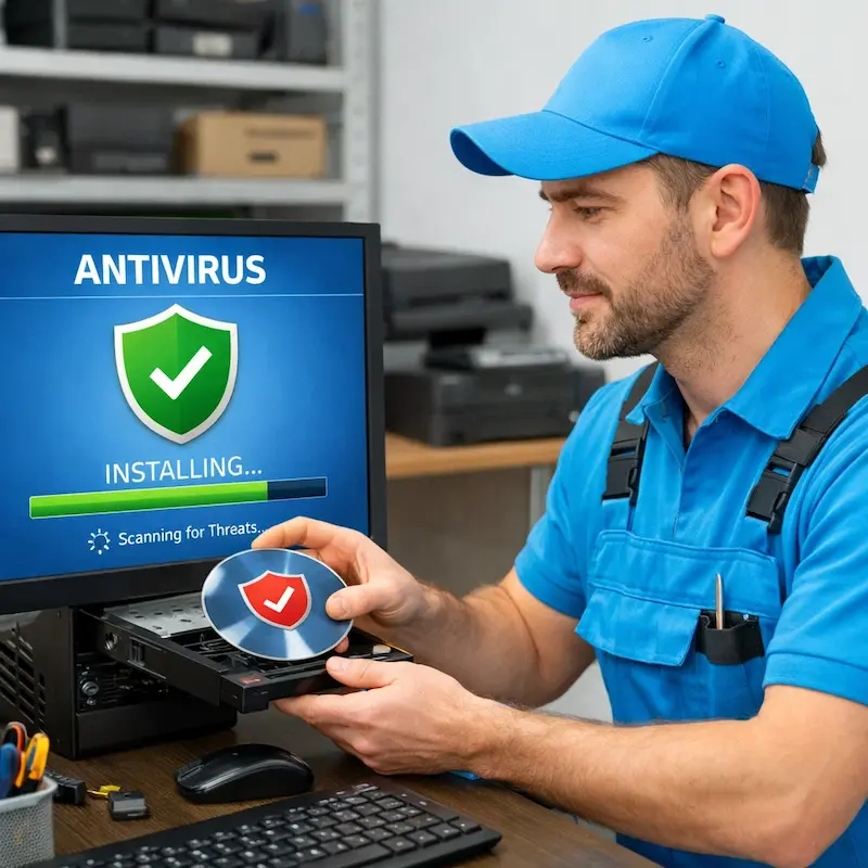 Установка антивируса в Жигулёвске на дому