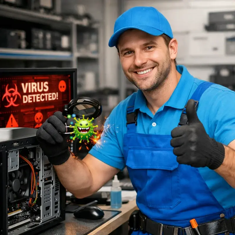 Удаление вирусов с компьютера в Жигулёвске